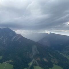 Flugwegposition um 14:59:57: Aufgenommen in der Nähe von Gai, 8793, Österreich in 1417 Meter